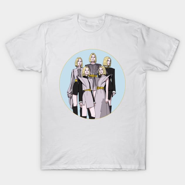 Stepford Cuckoos T-Shirt by pastelrake